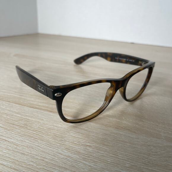 Ray-Ban RB2132 New Wayfarer 902 Sunglasses Tortoise Frames Only 55-18 Italy - Picture 1 of 9
